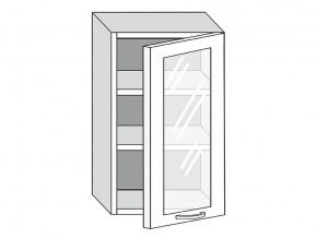 19.50.3 Шкаф настенный (h=913) на 500мм с 1-ой стекл. дверцей в Сургуте - surgut.magazin-mebel74.ru | фото