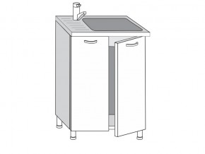 2.60.2м Шкаф-стол на 600мм под врезную мойку с 2-мя дверцами в Сургуте - surgut.magazin-mebel74.ru | фото