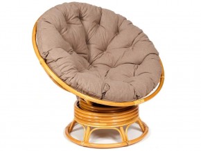 Кресло-качалка Papasan w 23/01 B с подушкой Honey, экошерсть Коричневый в Сургуте - surgut.magazin-mebel74.ru | фото