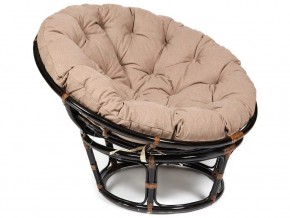 Кресло Papasan 23/01 W с подушкой Antique brown, экошерсть Коричневый в Сургуте - surgut.magazin-mebel74.ru | фото