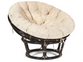 Кресло Papasan 23/01 W с подушкой Antique brown, ткань Старт в Сургуте - surgut.magazin-mebel74.ru | фото