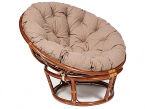 Кресло Papasan 23/01 W с подушкой Pecan, экошерсть Коричневый в Сургуте - surgut.magazin-mebel74.ru | фото