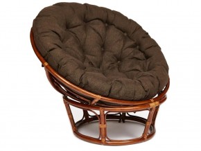 Кресло Papasan 23/01 W с подушкой Pecan, ткань Коричневый в Сургуте - surgut.magazin-mebel74.ru | фото