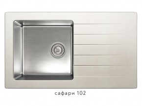 Мойка комбинированная Tolero twist TTS-860 Сафари 102 в Сургуте - surgut.magazin-mebel74.ru | фото