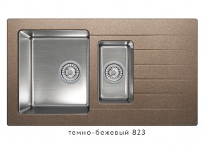 Мойка комбинированная Tolero twist TTS-890 Темно-бежевый 823 в Сургуте - surgut.magazin-mebel74.ru | фото