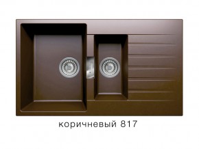 Мойка кварцевая Tolero Loft TL-860 Коричневый 817 в Сургуте - surgut.magazin-mebel74.ru | фото