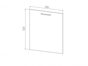 П 60 Комплект для посудомоечной машины 600 мм (цоколь + фасад) ЛДСП в Сургуте - surgut.magazin-mebel74.ru | фото