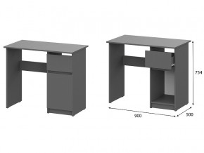 Стол письменный 900 Денвер Графит серый в Сургуте - surgut.magazin-mebel74.ru | фото